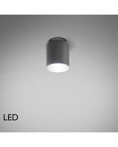 Designer ceiling light 17cm ASPEN C17A LED 16.6W aluminum 2700K DIMMABLE