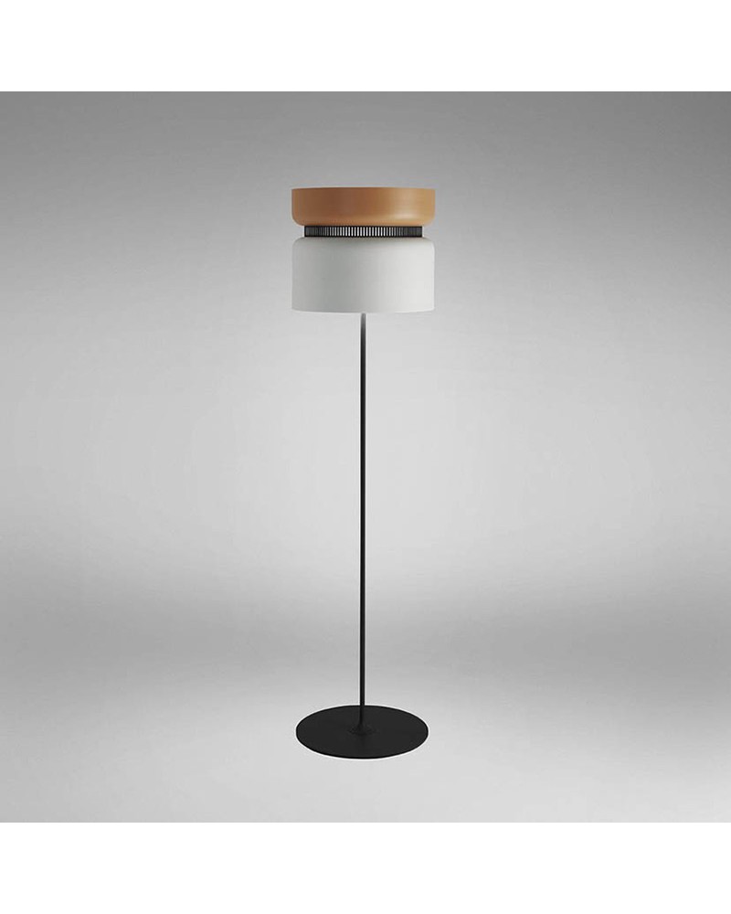 Floor lamp 163cm ASPEN F40 aluminum 3xE27 DIMMABLE