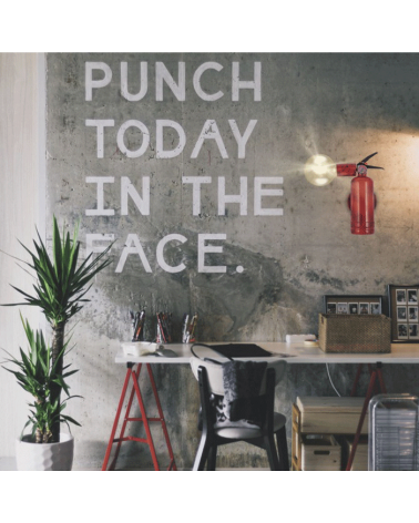 LED Wall lamp 26cm red metal fire extinguisher shape 1 X 60W E-27