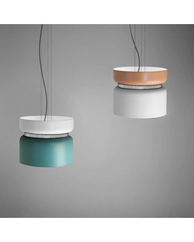 Ceiling lamp 40cm ASPEN S40 aluminum 2xE14