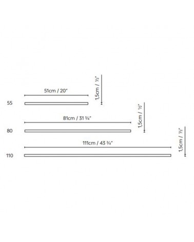 Lámpara de techo ASPEN SH LED con 3 pantallas forma cilindrica de aluminio 16,6W 2700K REGULABLE