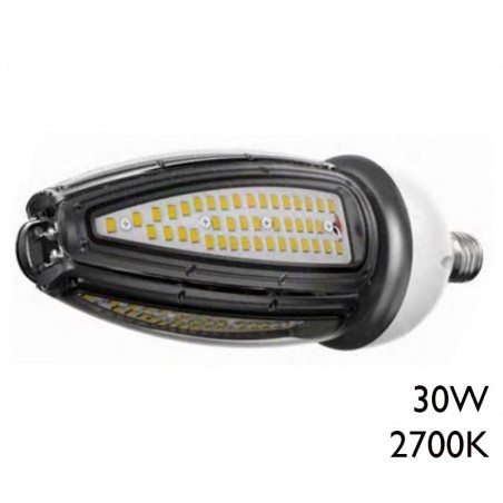 Lámpara EVO CORN LED 30W E27 de alta luminosidad 2700K IP65