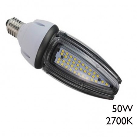 Lámpara EVO CORN LED 50W E27 de alta luminosidad 2700K IP65