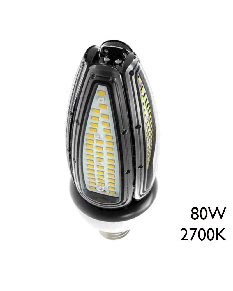 EVO CORN LED 80W E40 high brightness lamp 2700K IP65