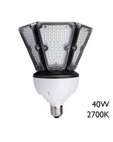 Lámpara EVO CORN LED 40W E27 de alta luminosidad 2700K IP65