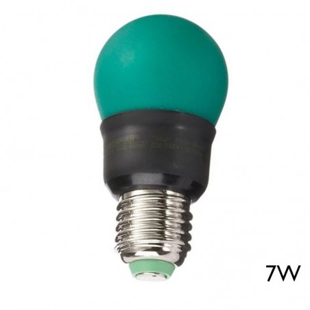 Saving Golf ball bulb 89mm Green LED E27 7W