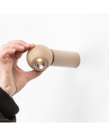 Wall light COMPASS Estiluz beige finish