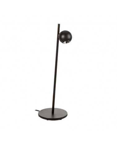 Table lamp COMPASS Estiluz in black finish with regulator on the cable