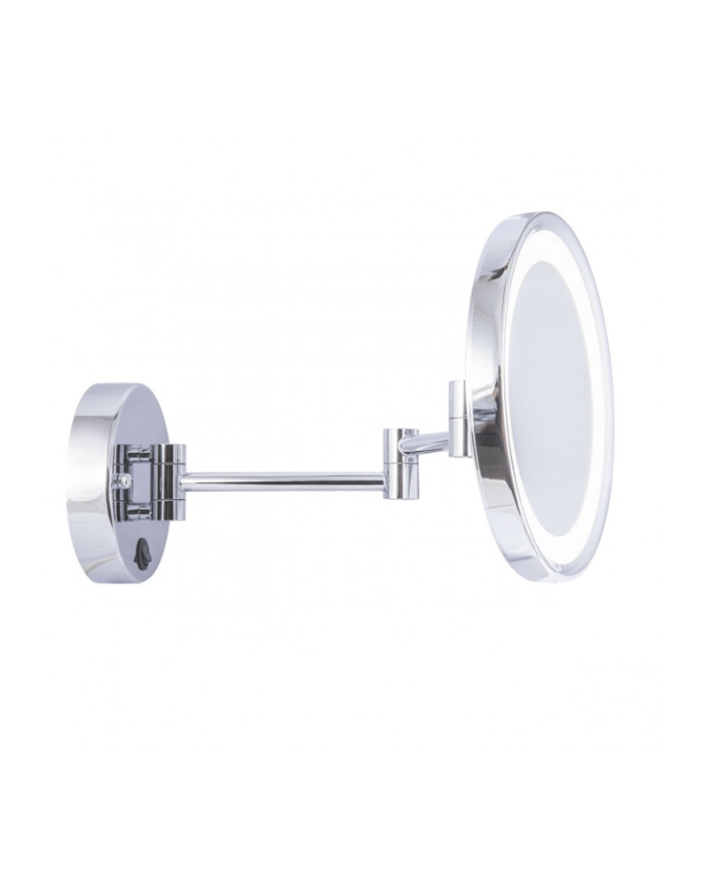 LED Wall lamp 37cm with makeup mirror with extendable arm chrome finish  8W 760LM 4000K