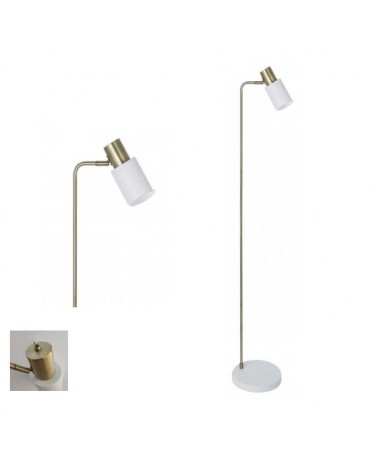 Floor lamp143cm metal in various finishes E14
