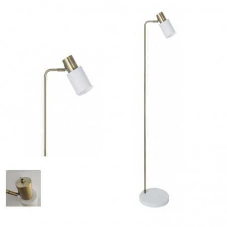 Floor lamp143cm metal in various finishes E14