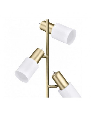 Lámpara de pie de 150cm en metal varios acabados 3xE14