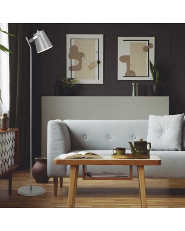 Lámpara de pie 150cm de metal diferentes acabados E27