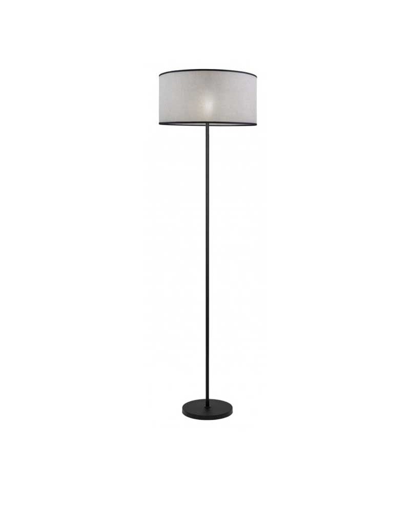Lámpara de pie 166cm de metal y tela diferentes acabados E27