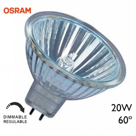 OSRAM DECOSTAR TITAN 46860 VWFL 20W GU5.3 12V halogen lamp 60º dimmable warm light