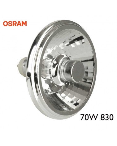 Lámpara OSRAM POWERBALL HCI-R 111 70W 830 PB GX8.5 Luz cálida 3000K 24º