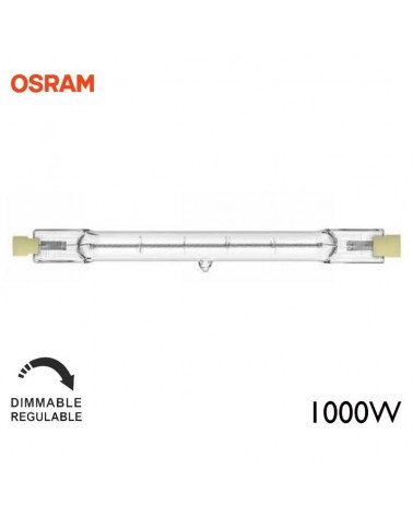 Lámpara OSRAM 64580 de proyeción cine y TV halógena 1000W R7s-15 220V FDG 31815Lm 3400K regulable