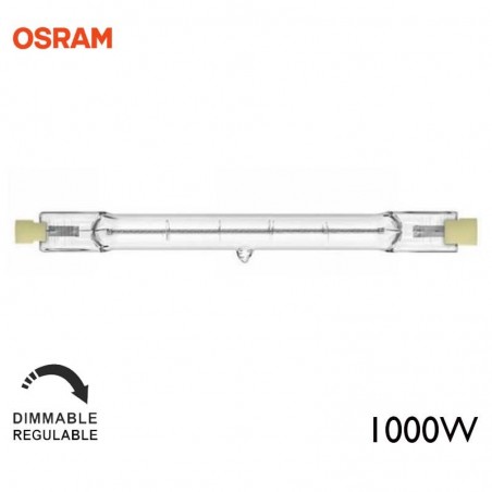Lámpara OSRAM 64580 de proyeción cine y TV halógena 1000W R7s-15 220V FDG 31815Lm 3400K regulable