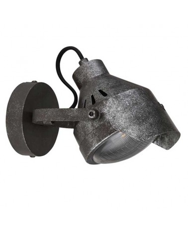 Wall light 13.3cm E14 galvanized finish metal