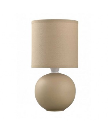 Lámpara de mesa 25cm en cerámica y tela E14