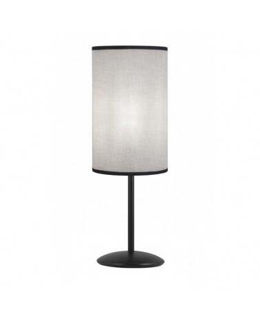 Lámpara de mesa 44cm en metal y tela diferentes acabados E27