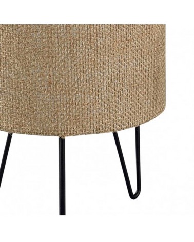Table lamp 30cm in metal and fabric E14
