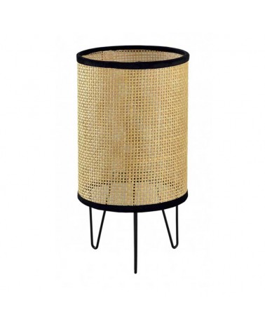 Table lamp 30cm in metal and mesh fabric E14