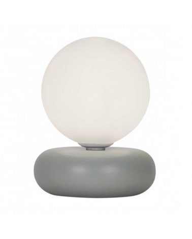 Lámpara de mesa 18cm de cerámica y cristal E14