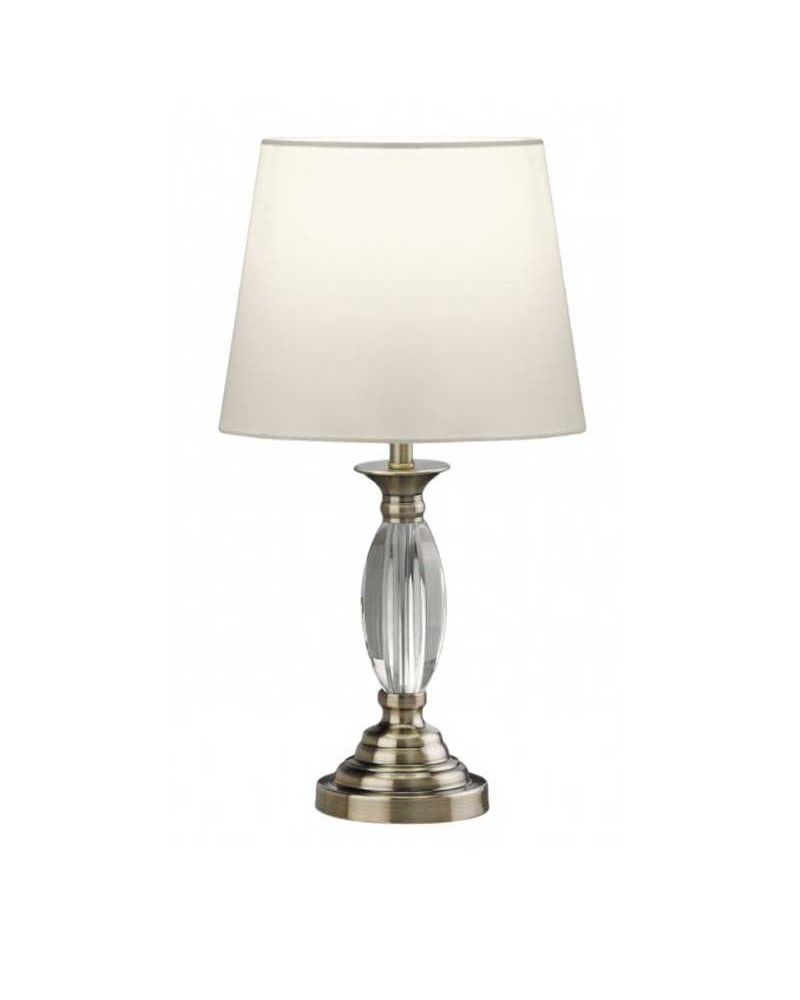 Table lamp 48cm metal and fabric E27