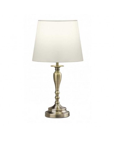 Table lamp 43cm metal and fabric E27