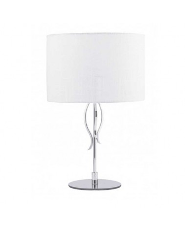 Table lamp 45cm metal and fabric E27