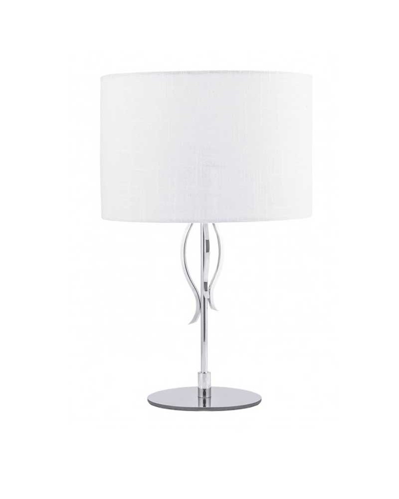 Table lamp 45cm metal and fabric E27