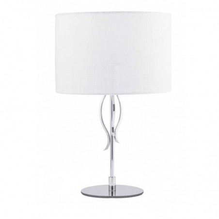 Table lamp 45cm metal and fabric E27