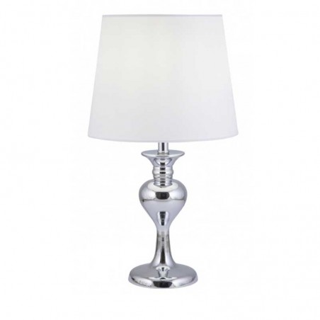 Table lamp 41cm metal and fabric E27