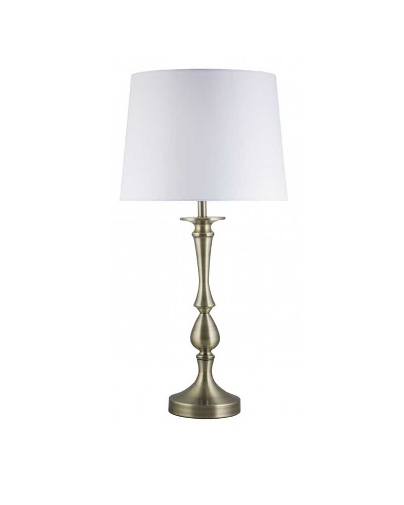 Table lamp 70cm metal and fabric E27
