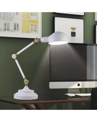 Table lamp 70cm vintage metal flexible E14