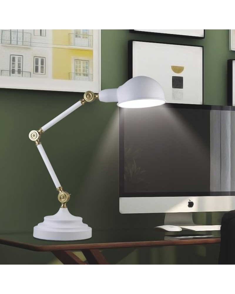 Table lamp 70cm vintage metal flexible E14