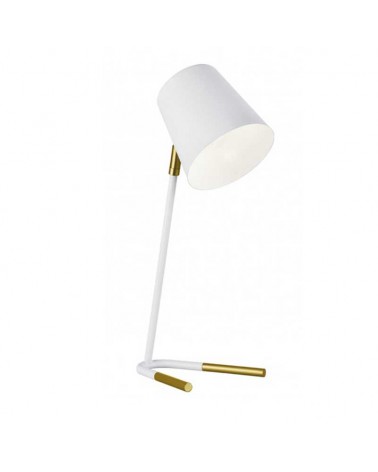 Table lamp 43cm metal in different finishes E14