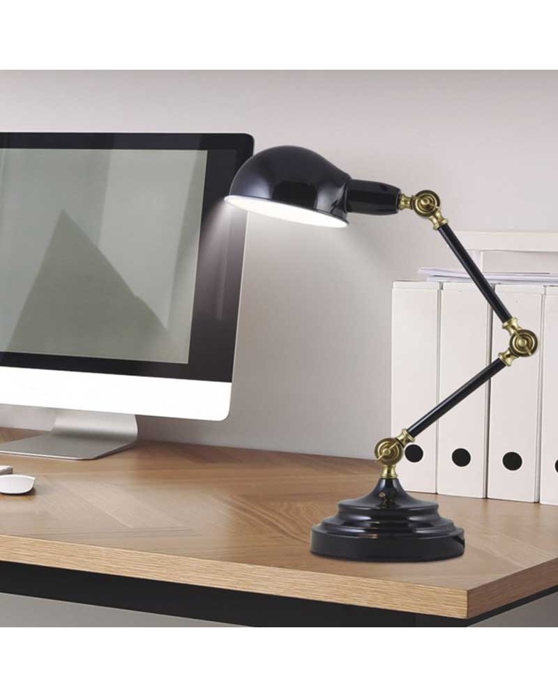 Table lamp 70cm vintage metal flexible E14