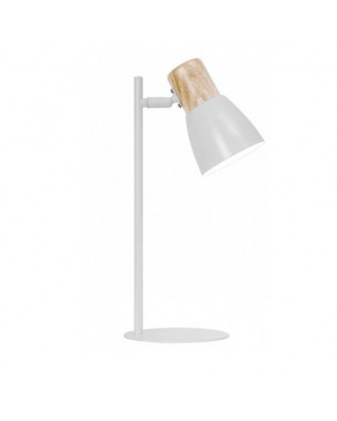 Table lamp 42cm metal and wood E27