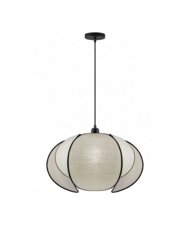 Ceiling lamp 50cm metal and fabric E27