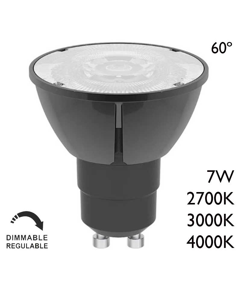 Dichroic LED 7W GU10 RG 60º Dimmable