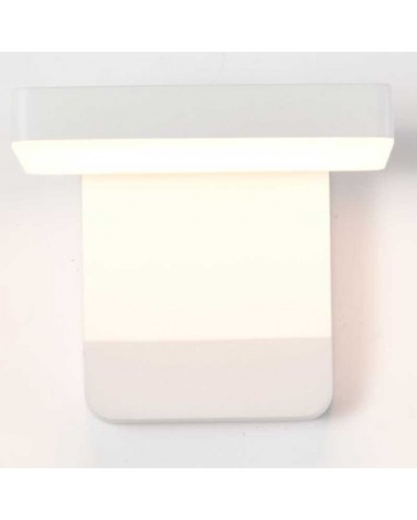Aplique pared de exterior 17,8cm LED de aluminio 20W 3000K IP54