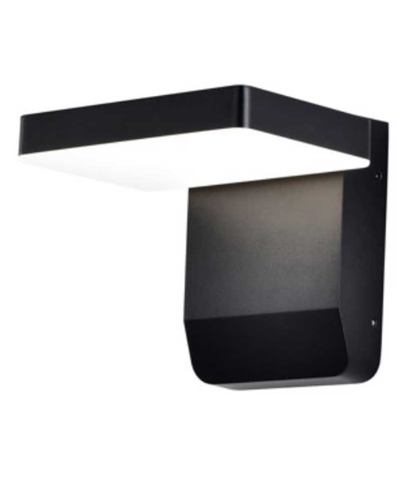 Aplique pared de exterior 17,8cm LED de aluminio 20W 3000K IP54
