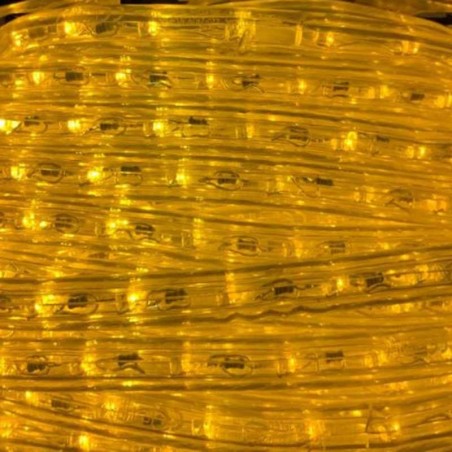 Bobina 45m Flexilight incandescente amarillo cable transparente IP44 230V