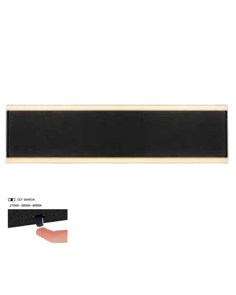 Wall light 30.5cm LED 16W aluminum CCT SWITCH 2700K/3200K/4000K