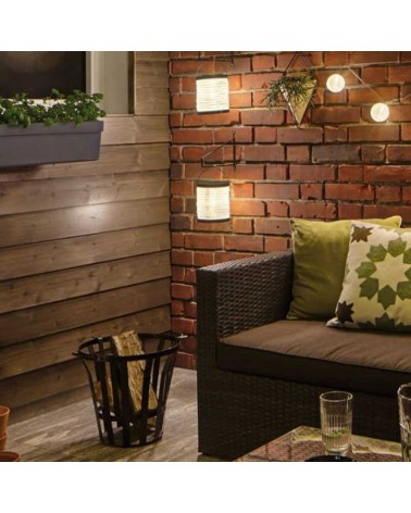 LED portable lamp 0.2W 17cm white IP44 USB battery