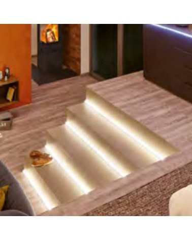 LED strip 1,50 meters 39 Leds per meter 4.5W 3000K 400Lm with 12V transformer