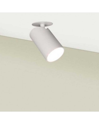 Ceiling spot light 13.2cm recessed aluminum with white or black finishes GU10