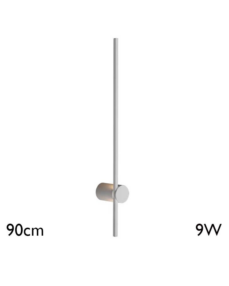Will light LED 90cm high aluminum with white or black finish 9W 3000K